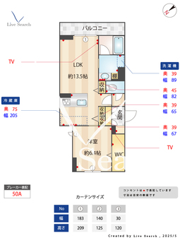 プルメリア 302 【埼玉県朝霞駅】 の間取り図
