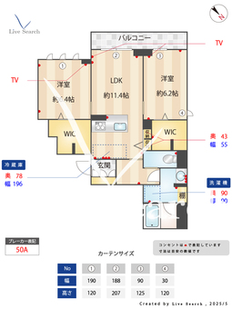 プルメリア 303 【埼玉県朝霞駅】 の間取り図