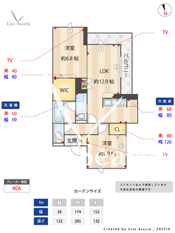 Residence　Hills 305 【埼玉県湘南新宿ライン宇都宮線横須賀線　東大宮駅　徒歩11分】 の間取り図