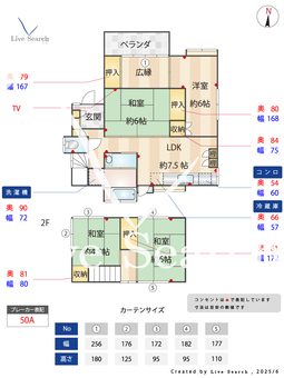 西長住貸家3号棟  【南区西鉄天神大牟田線　高宮駅】 の間取り図