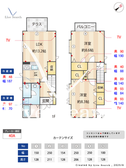 メゾンクラ 101 【牛込柳町駅】 の間取り図