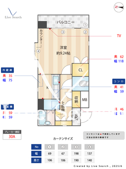 マロリースクエア 201 【福岡県福岡市地下鉄七隈線 / 六本松駅 徒歩8分 福岡市地下鉄七隈線 / 別府駅 徒歩13分】 の間取り図