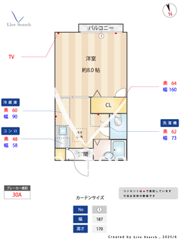 サンハーベスト 102 【東京都大岡山】 の間取り図