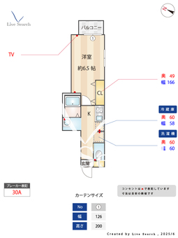 (仮称)キャメル北越谷8 206 【埼玉県北越谷】 の間取り図