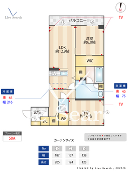 シリウス 303 【埼玉県所沢駅】 の間取り図