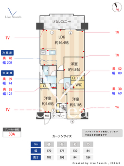 さくら13番館 209 【天神橋筋六丁目】 の間取り図
