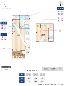 グランスイート黒川テラス 101 【愛知県名城線「黒川」駅】 の間取り図