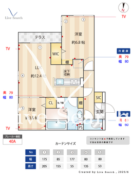 カーサルミノサ駒川 102 【大阪府近鉄南大阪線　針中野駅　】 の間取り図