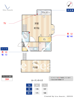 トレリス福大 101 【福岡県福大前駅】 の間取り図