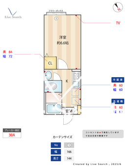 パークライフ松戸 201 【千葉県六実駅】 の間取り図