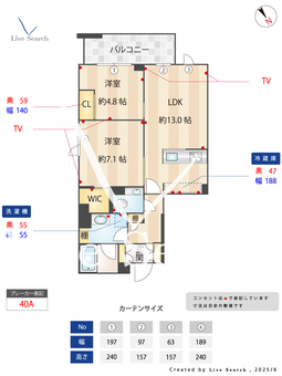 1604100　ヒュッゲ　ヤード 201 【東京都江北】 の間取り図
