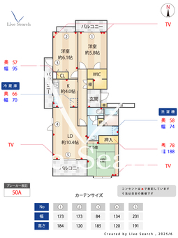 青葉の森公園通り10号棟 204 【千葉寺】 の間取り図