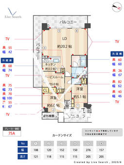 ジオ桃山台レジデンス 310 【大阪府桃山台】 の間取り図