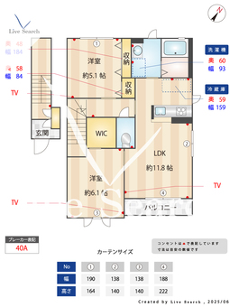 ブランジュ 201 【埼玉県南大塚駅】 の間取り図