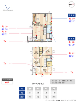 桜坂一丁目戸建  【中央区桜坂駅】 の間取り図