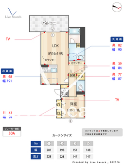 シャーメゾン別府ステラ 205 【福岡県別府】 の間取り図