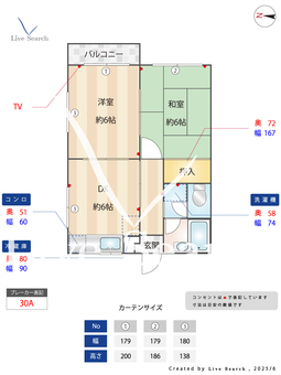 グリンピースハウス  203 【東京都中村橋】 の間取り図