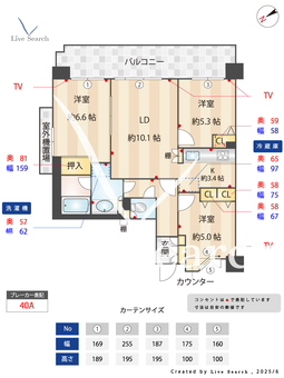 グランドメゾン鶴舞公園 304 【愛知県鶴舞駅】 の間取り図