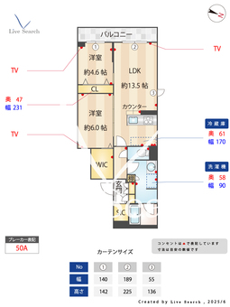 グリーンエトワール 202 【千葉県原木中山駅】 の間取り図