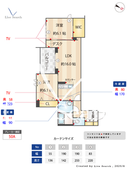 グリーンエトワール 305 【千葉県原木中山駅】 の間取り図