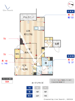 カ・ソーレ 201 【神奈川県妙蓮寺駅】 の間取り図