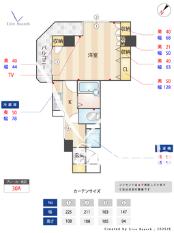 ドルチェ代々木 410 【代々木駅】 の間取り図