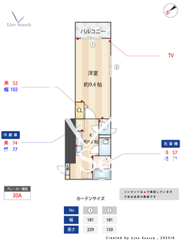 インパレス  203 【神奈川県淵野辺駅】 の間取り図