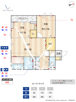 D-ROOM下連雀 302 【東京都三鷹駅】 の間取り図