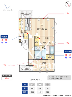 S-RESIDENCE平尾WEST 202 【福岡県西鉄平尾駅】 の間取り図