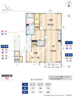 グリンミル 202 【八潮駅】 の間取り図