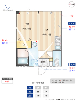 ファーヴァルハネダ ウエスト 402 【東京都糀谷】 の間取り図