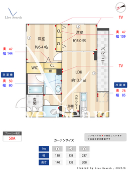 シャーメゾングリーンテラス 101 【千葉県南流山駅】 の間取り図
