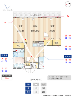 エミネンス 203 【埼玉県八潮駅】 の間取り図