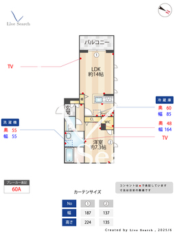 エスポワール西大口 301 【神奈川県大口駅】 の間取り図