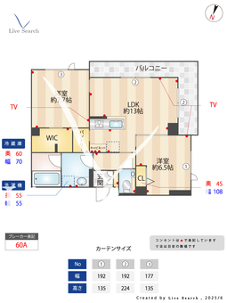 エスポワール西大口 303 【神奈川県大口駅】 の間取り図