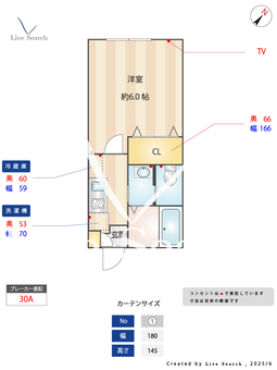グランフェリオ習志野 205 【千葉県京成大久保駅】 の間取り図