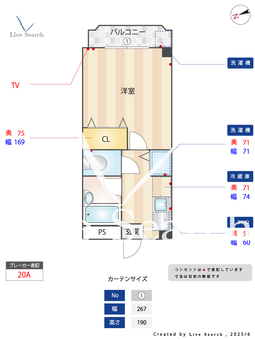赤坂山愛マンションⅡ 401 【福岡県赤坂駅】 の間取り図