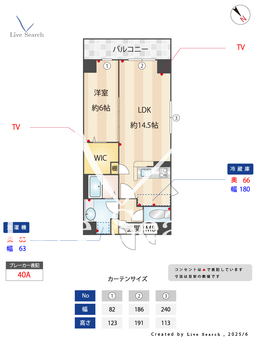 ル・シャトー・オンジェム 801 【神奈川県花月総持寺駅】 の間取り図