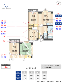 ぴあはやと 5A 【愛知県いりなか駅】 の間取り図
