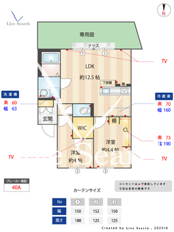 レークサイド江津 102 【熊本県新水前寺駅】 の間取り図