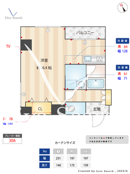 ローズマンション第1博多 401 【福岡県博多駅】 の間取り図