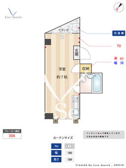 シャルム西新宿 402 【東京都西新宿五丁目駅】 の間取り図