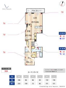 ル・リヤン 201 【神奈川県鶴見駅】 の間取り図