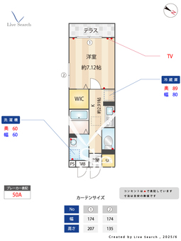 アルカンシェル 101 【埼玉県川越】 の間取り図