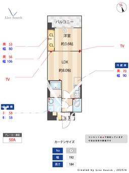 Alivis緑橋 413 【大阪府緑橋駅】 の間取り図