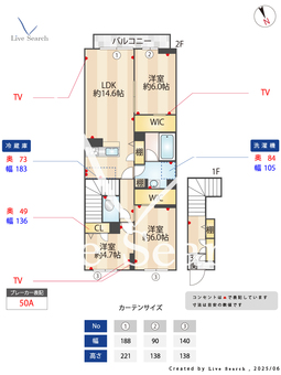 かじや坂ハウス 202 【高田駅】 の間取り図