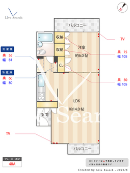 ノアハウス 305 【埼玉県岩槻駅】 の間取り図