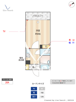 シャトー美野島 405 【福岡県博多駅】 の間取り図