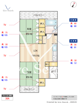 ノアハウス 201 【埼玉県岩槻駅】 の間取り図