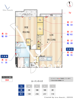 ニューサンハウスA 201 【埼玉県川越駅】 の間取り図